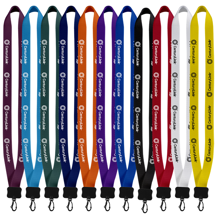 3/4" Smooth Nylon Lanyard with Plastic Clamshell & Swivel Snap Hook 3/4" Smooth Nylon Lanyard with Plastic Clamshell & Swivel Snap Hook